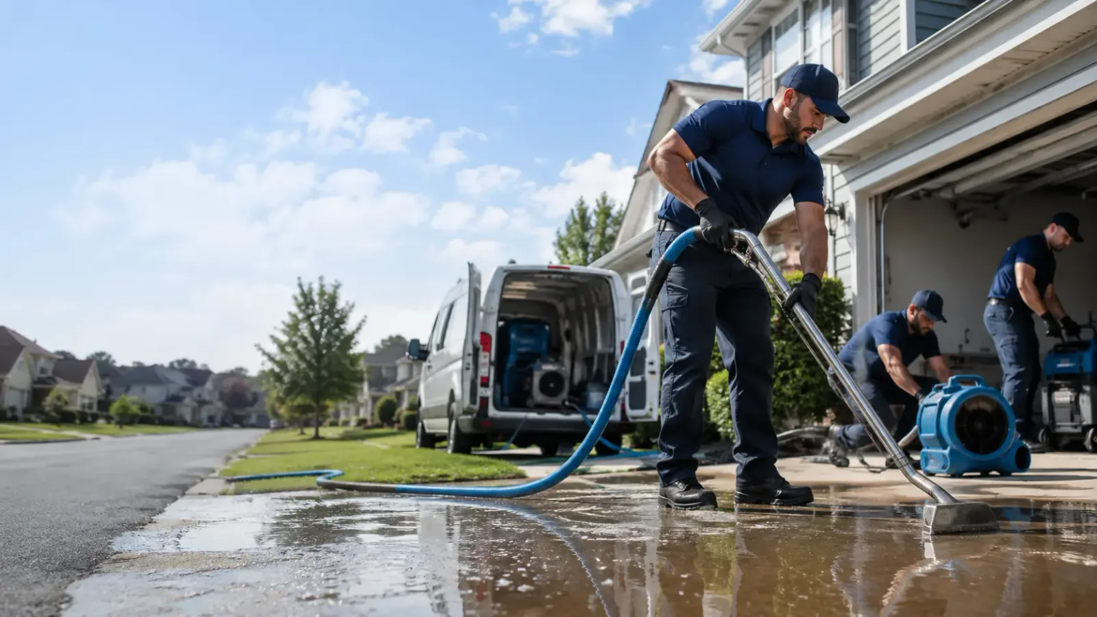 Flood Damage Restoration in Monroe Center, IL